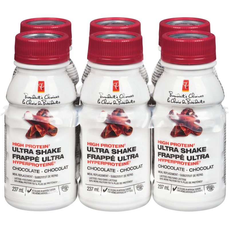 President's Choice PC Ultra Shake High Protein Meal Replacement 6 PK