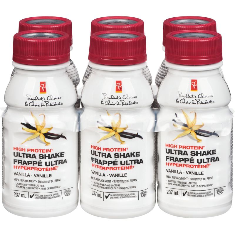 President's Choice PC Ultra Shake High Protein Meal Replacement 6 PK