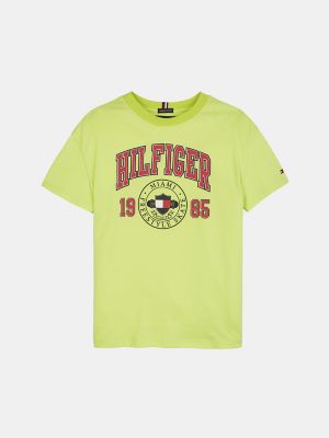 Tommy Hilfiger Boy's Kids 85 Skater T-Shirt Sour Lime - 4