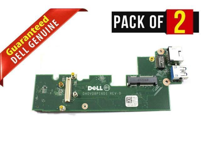 LOT X 2 Dell Vostro 3460 WLAN USB Port RJ-45 Ethernet IO Circuit Board RM4NG-NEW