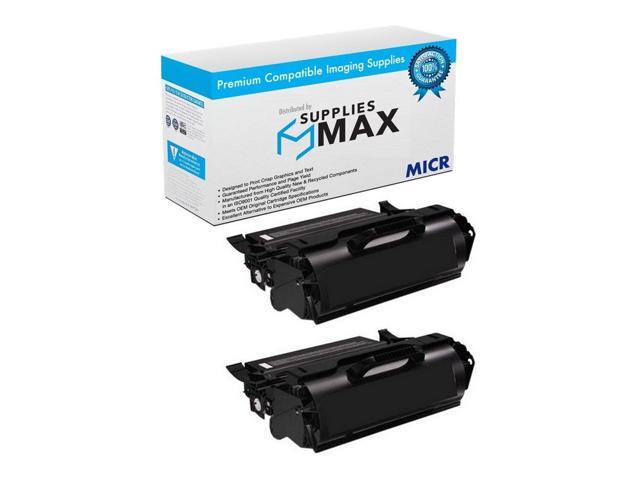 SuppliesMAX MICR Replacement for Unisys UDS-134/UDS-136 Toner Cartridge (2/PK-30000 Page Yield) (81-0134-304 2PK)