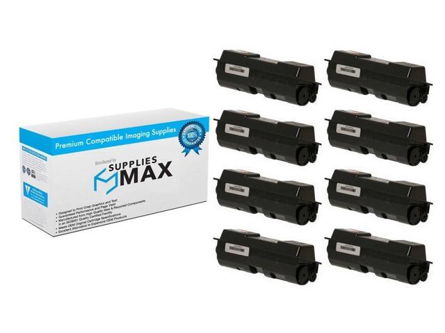 SuppliesMAX Replacement for Kyocera Mita FS-1028-MFP/1120D/1128-MFP/1350DN Toner Cartridge (8/PK-7200 Page Yield) (TK-132) (1T02HS0EU0 8PK)