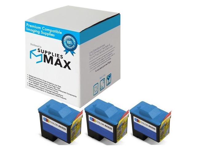 SuppliesMAX Compatible Replacement for Dell A720/A920 Color Inkjet (3/PK) (Series 1) (310-5509 3PK)