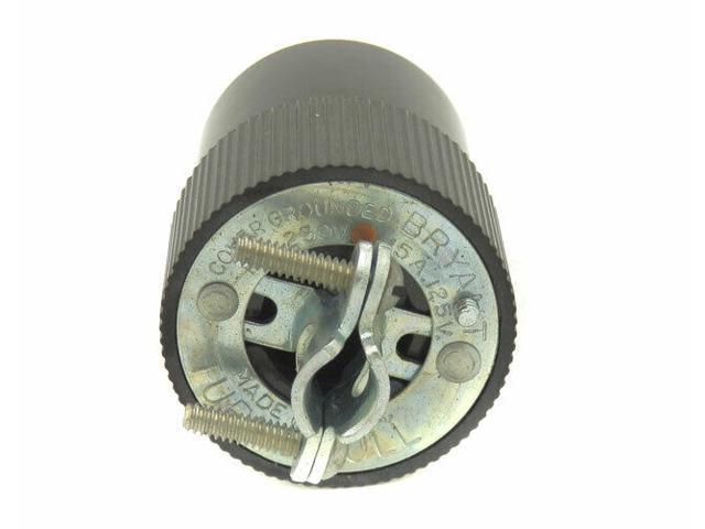 Bryant Electric 15A / 250V NEMA L6-15 4579 Connector L-05201-00