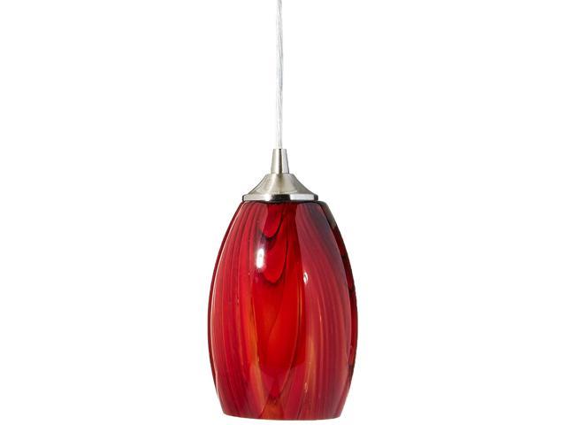 ELK Lighting 31610/1 Ceiling-Pendant-fixtures, 10 X 5 X 5, Red