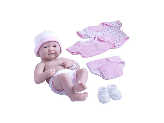 Berenguer Dolls 18543 La Newborn 8 Piece Layette Gift Set, 14-inch, Pink