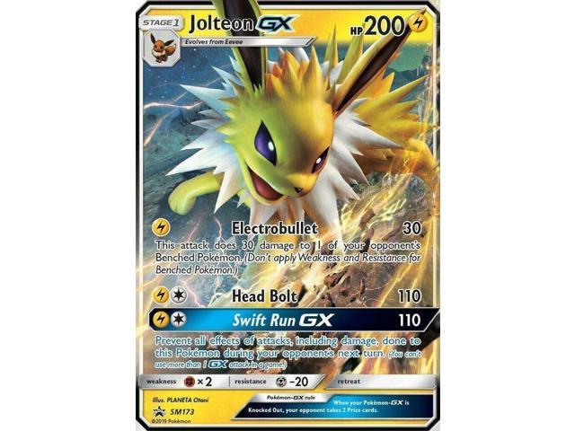 Pokemon Black Star Promo JOLTEON GX SM173 ULTRA RARE (NORMAL/REGULAR)