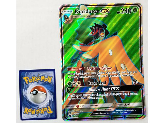 Pokemon Decidueye GX SM37 Black Star Promo Card (Jumbo/Oversized Size) NM