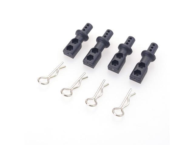 ZD Racing 8185 RC Car Body Mount Posts with Shell Clips Set for 9021 V3 Truggy 1/8 Vehicles Parts
