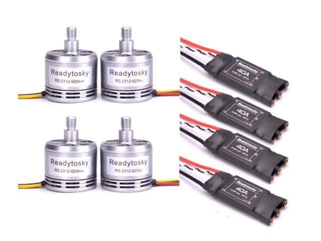 ReadytoSky 40A BLheli OPTO Brushless ESC + 2312 920KV Brushless Motor CW CCW for F450 S500 S550 Quadcopte