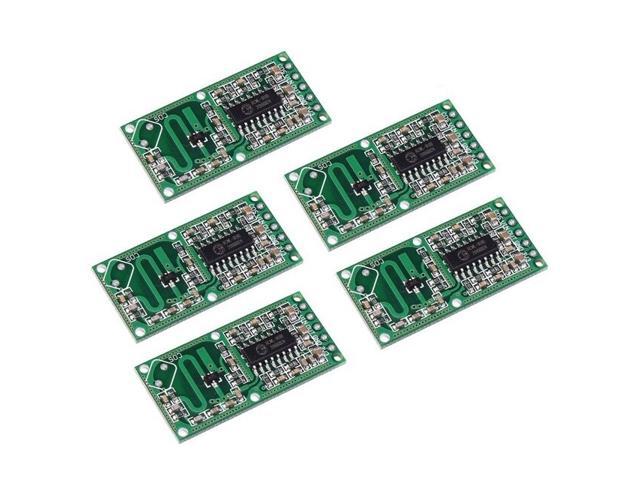 5PCS RCWL-0516 Microwave Radar Sensor Smart Switch Module Human Body Induction Module 5-7M Detection Distance 4-28V 100mA