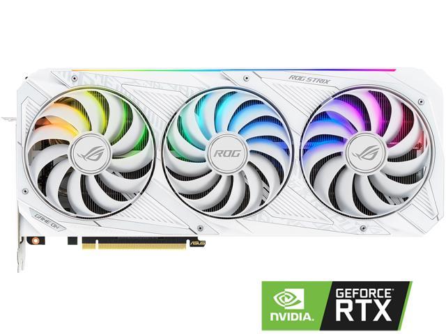 Asus ROG NVIDIA GeForce RTX 3070 Graphic Card - 8 GB GDDR6 - ROG-STRIX-RTX3070-O8G-WHI (1465538)