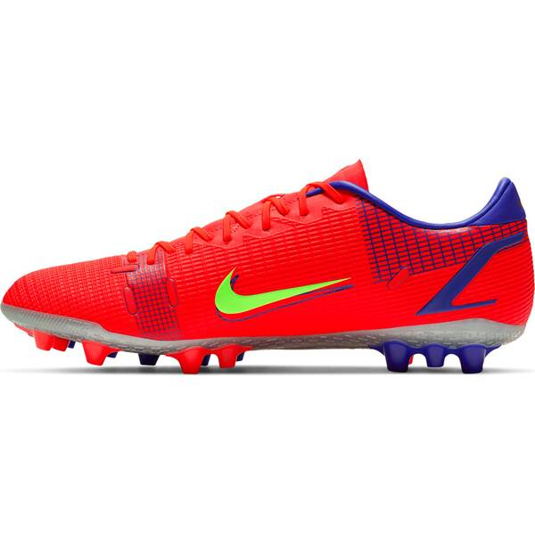Nike Vapor 14 Academy AG Artificial Grass Red/Green Soccer Cleats/Football Boots CV0967-600 (Size: US 10) thumbnail