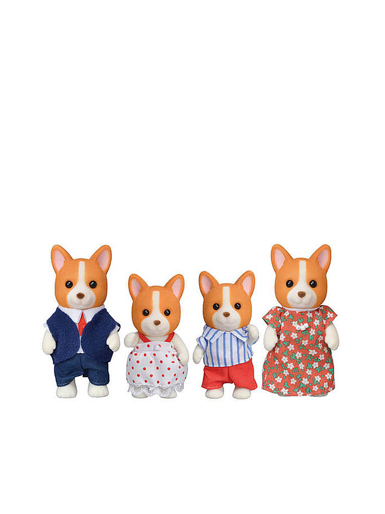 SYLVANIAN FAMILIES Corgi Hund Und Familie 5509