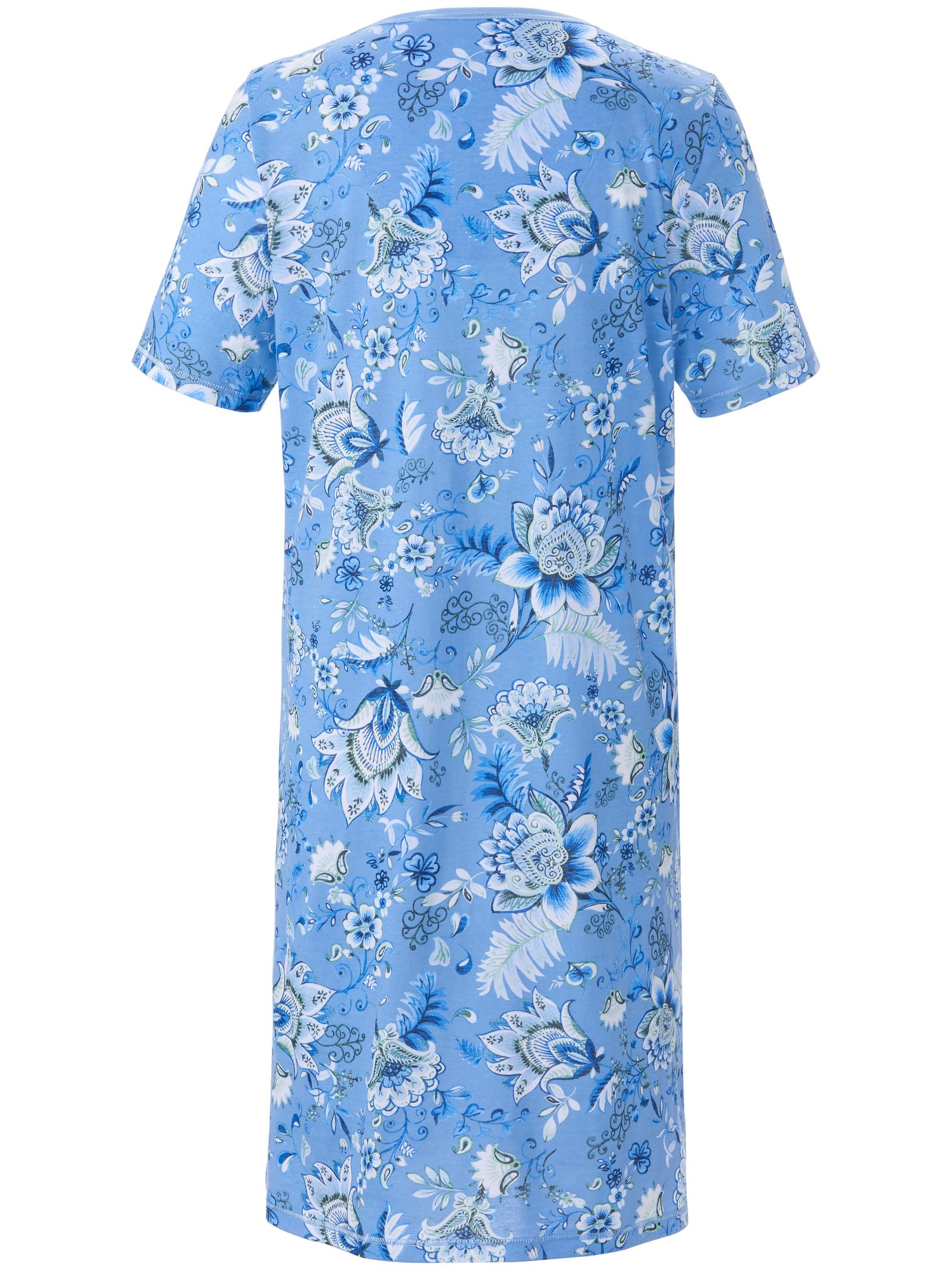 La Chemise Nuit 100% Coton  Rösch Bleu Taille 42 thumbnail
