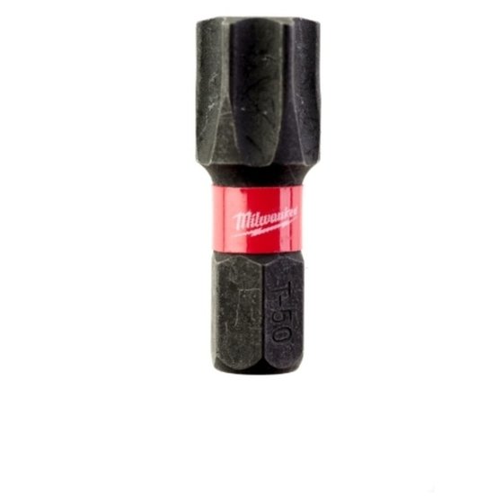 Milwaukee Shockwave Impact Duty Torx Screwdriver Bits TX50 25mm Pack of 15