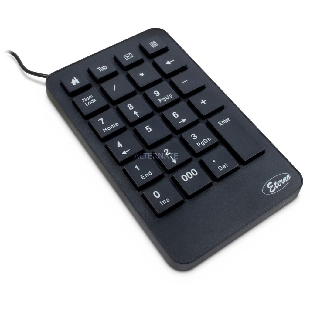 Inter-Tech KB-120 Numeric Keypad Universal USB Black
