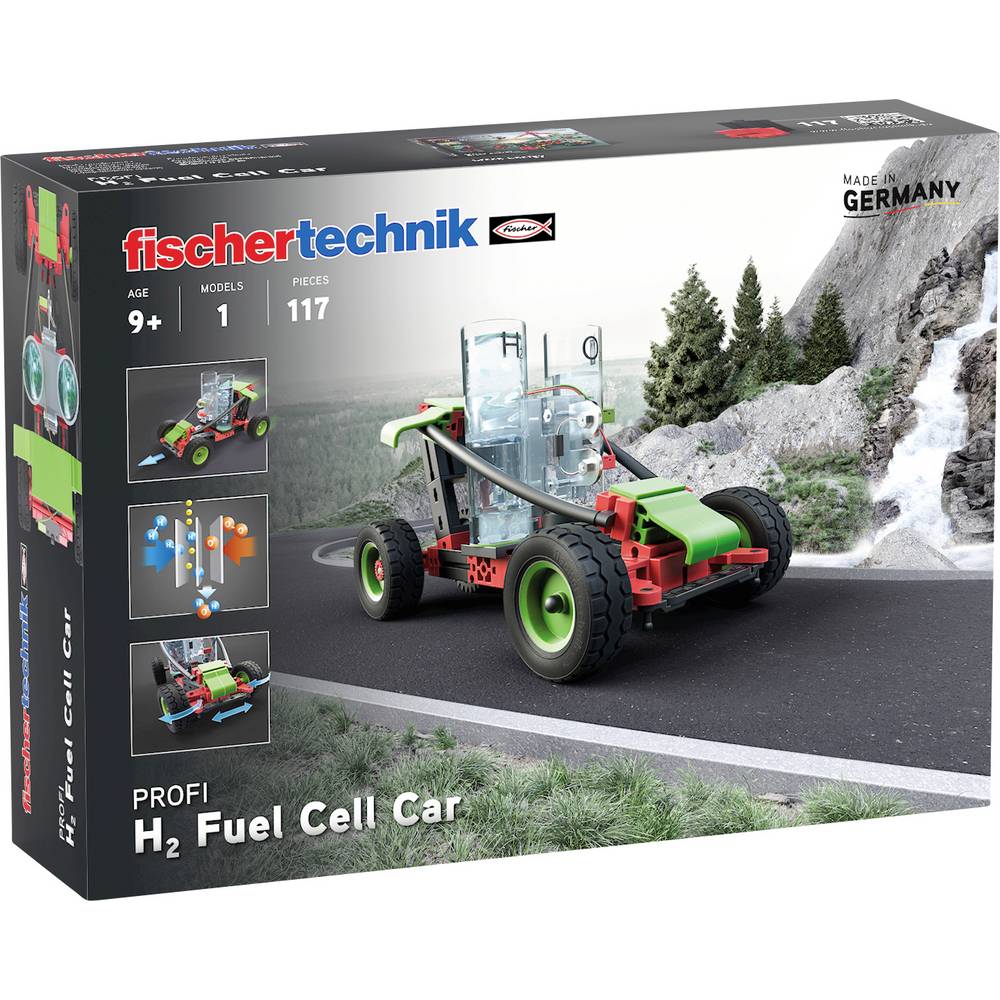 559880 Profi H2 Fuel Cell Car Construction Kit, Model Building Kit - 117 Piece
