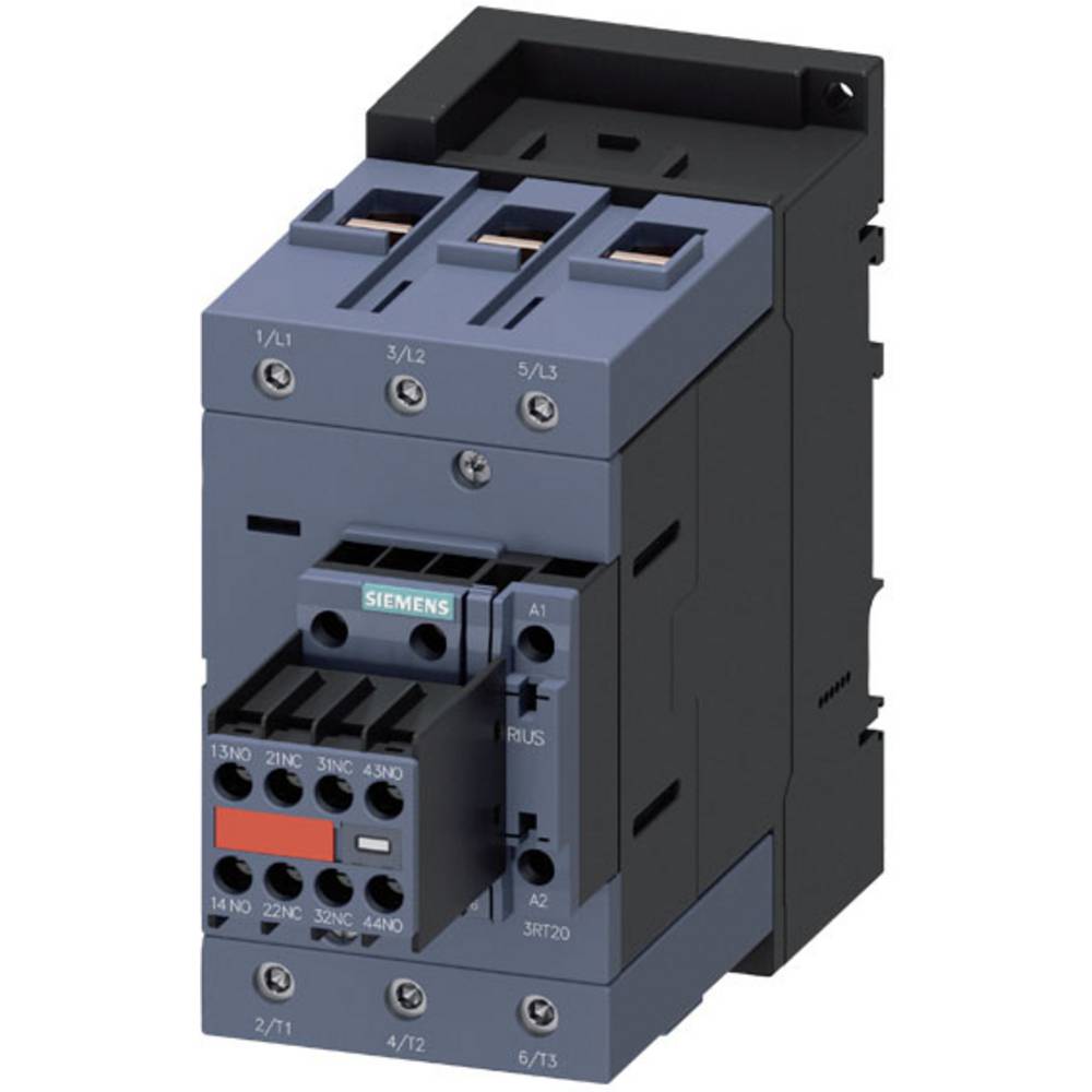 Siemens 3RT2 Contactor, 33 V Coil, 3-Pole, 130 a, 55 KW 33 V, NO/NC, 1kV