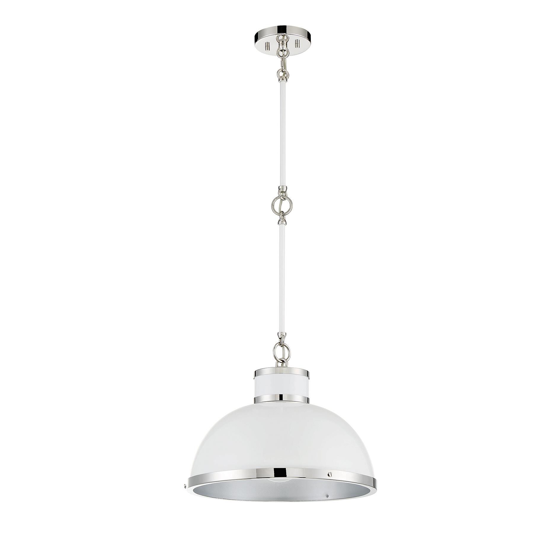 Savoy House Corning Pendant Light in Polished Nickel - 7-8882-1-172