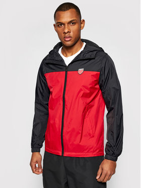 PROSTO. Prechodná Bunda KLASYK Windrunner 1021 Červená Regular Fit