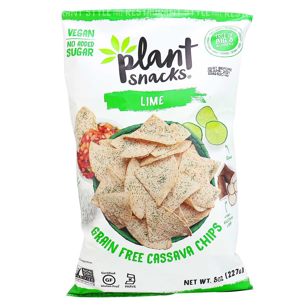 Plant Snacks Lime Tortilla Chips