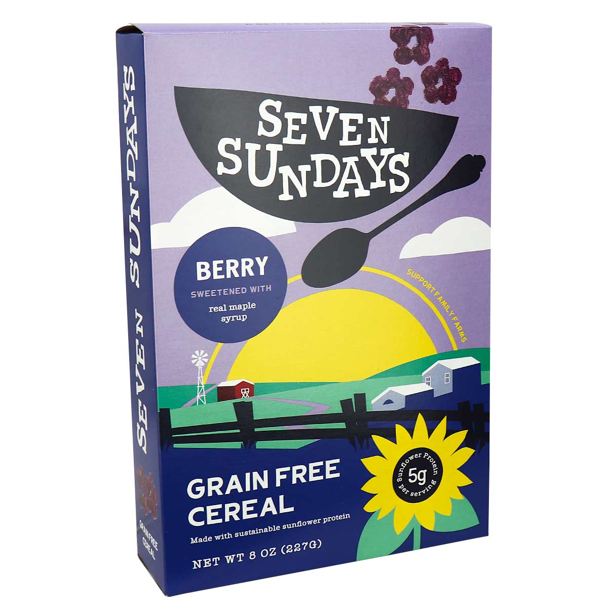 Seven Sundays, Sunflower Cereal Real Berry Grain Free, 8 Oz(Case of 6)