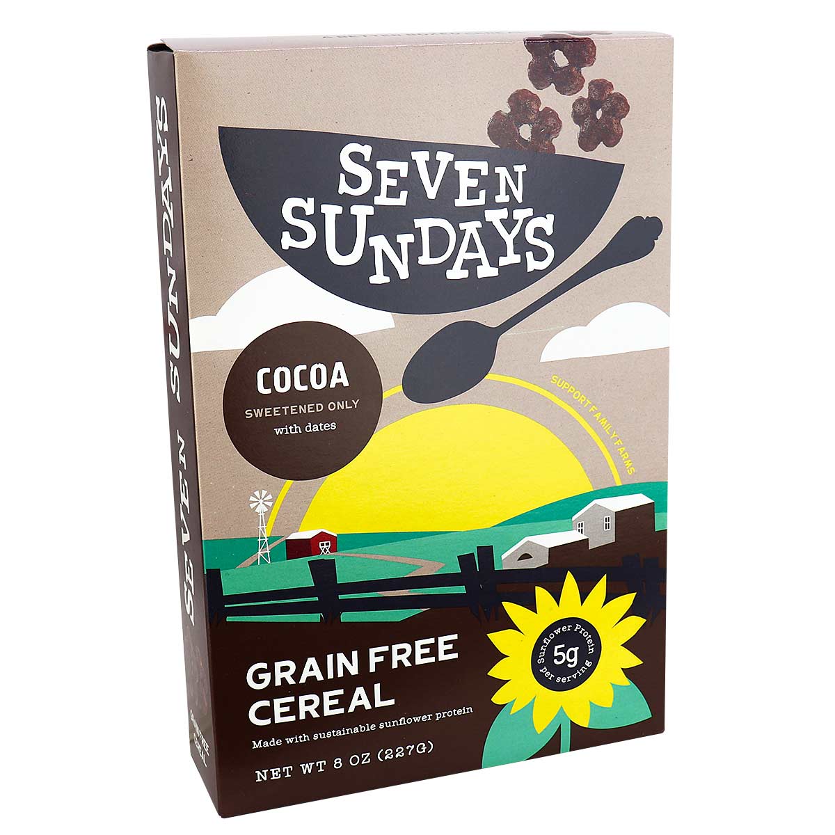 Seven Sundays Real Cocoa Sunflower Gluten Free Breakfast Cereal - 8oz