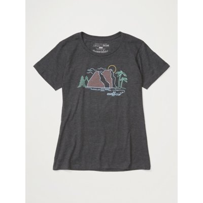 ExOfficio 20013442-9300-W Voyager T-Shirt SS-Charc Hthr in Charcoal Heather Size: Medium thumbnail