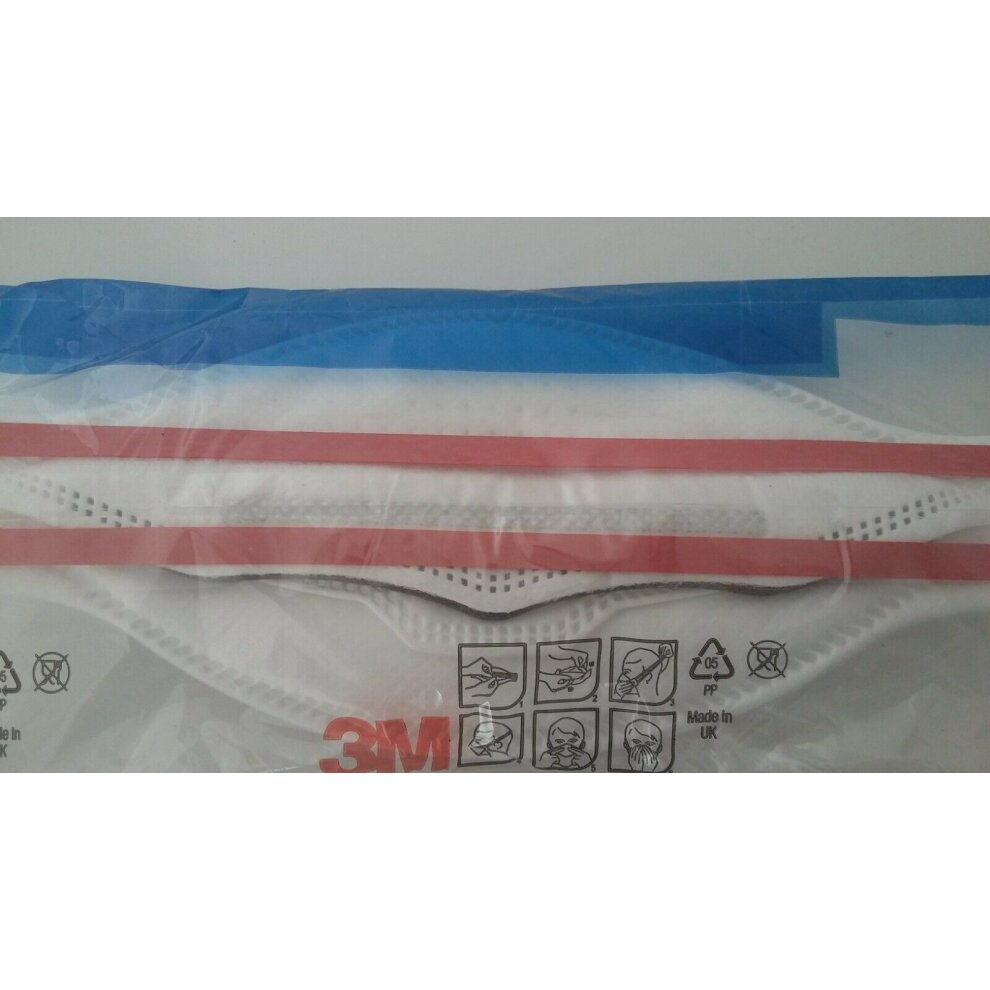 3M 9332+ Aura FFP3 / N99 Valved Respirator Face Mask - Made in UK thumbnail