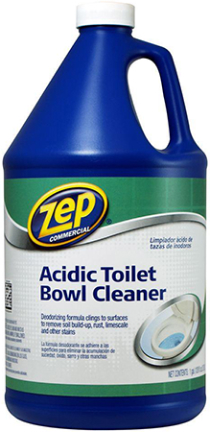 Zep Acidic Toilet Bowl Gel Cleaner 128 Oz