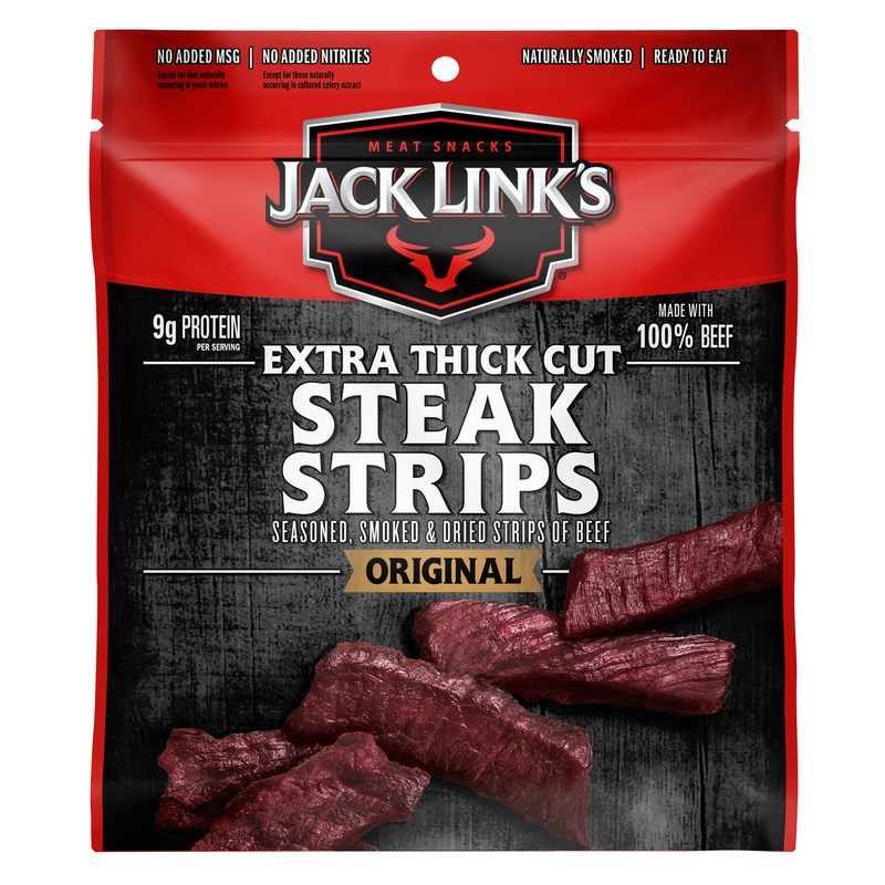 Jack Link's Original Extra Thick Cut Steak Strips, 2.6 Oz | CVS