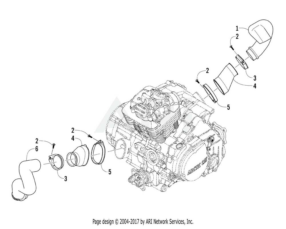 Arctic Cat OEM 3323-034 Clamp Plastic Screw Round(63 Diax13)
