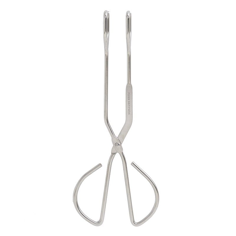 Food Network 10-in. Stainless Steel Barbeque Tongs, Silver