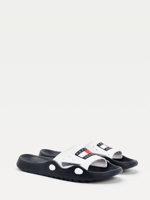 Tommy Hilfiger Men's Logo Pool Slide Tbd - 8