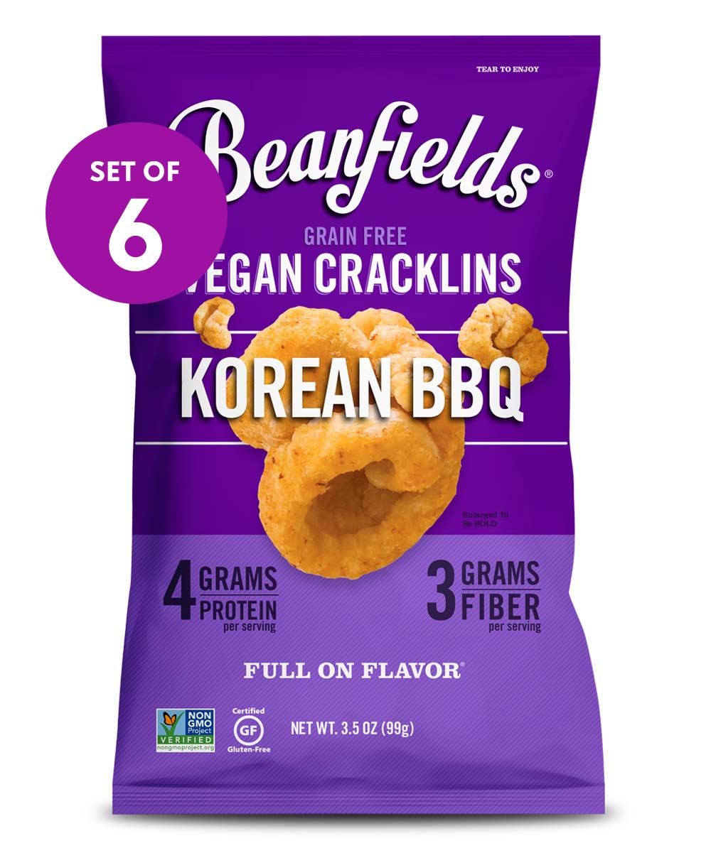 Beanfields Vegan Cracklins Korean Bbq