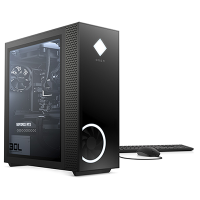 OMEN 30L by HP GT13-0070 - MicroATX - Core I7 10700KF / 3.8 GHz - RAM 16 GB - SSD 1 TB - NVMe - GF RTX 3070 - GigE - WLAN: Bluetooth 5.0, 802.11a/b/g/