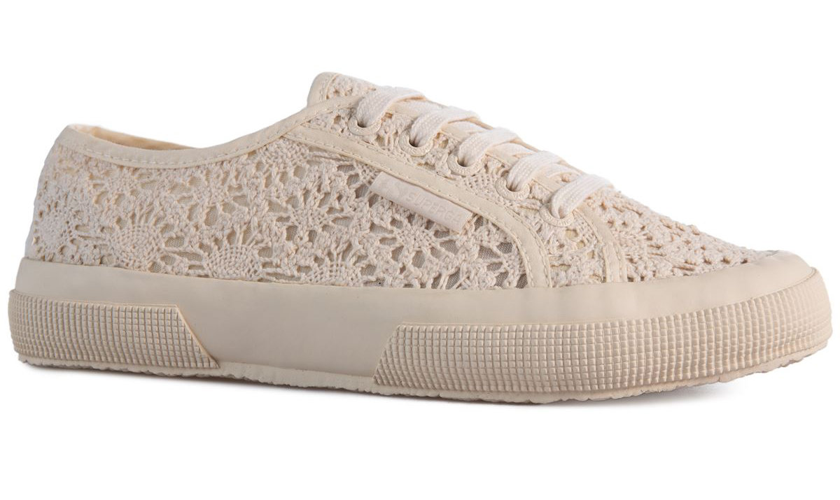 Superga 2750 Crochet - Beige Gesso Trainers