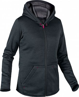 Komperdell 6331, Ski Zip Hoodie Women , Color: Dark Grey/Pink , Size: XS