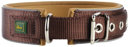 Dog Collar Hunter Neoprene Reflect Brown (54-61 Cm)