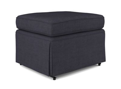 Put Your Feet up and Relax with This Model 0036 Skirted Gliding Ottoman from Best Chairs. It Features Attractive Fabric Upholstery with Corded Edging