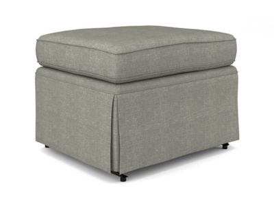 Put Your Feet up and Relax with This Model 0036 Skirted Gliding Ottoman from Best Chairs. It Features Attractive Fabric Upholstery with Corded Edging