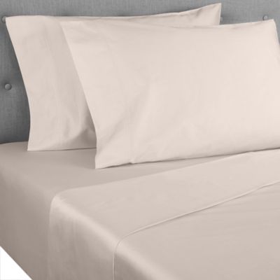 Nestwell Pima Cotton Sateen 500-Thread-Count Twin Sheet Set in Silver Peony