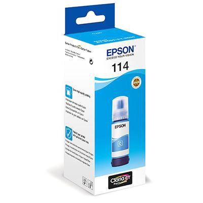 Epson 114 (T07B240) Cyan Original Ink Bottle