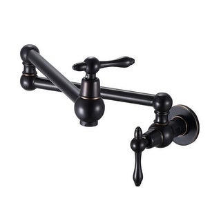 Parrot Uncle Wall Mounted Bathroom Faucet Matte Black Single Handle Bathroom Sink Faucet Widespread Brass Faucet