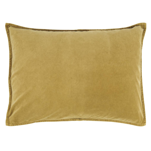 Kissenhlle Kissenbezug Samt Velour Senf Gelb 70x50cm Ib Laursen 6229 03