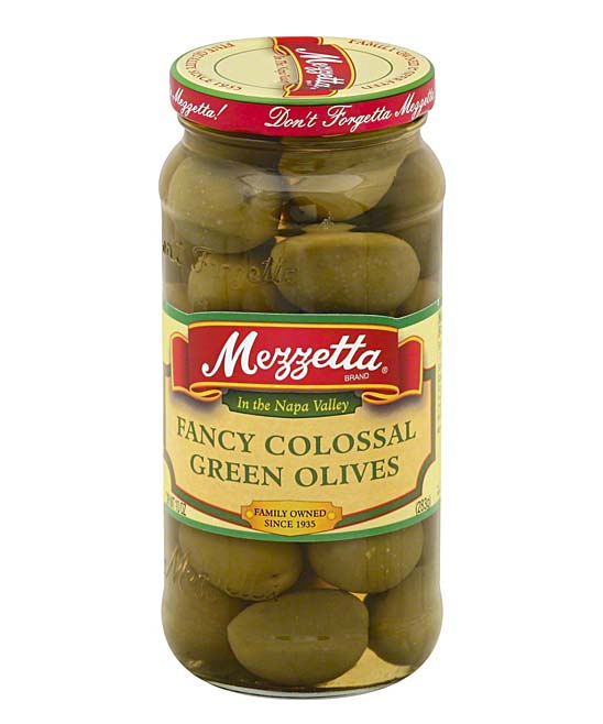 Mezzetta  Vegetables  - 10-Oz. Fancy Colossal Green Olives