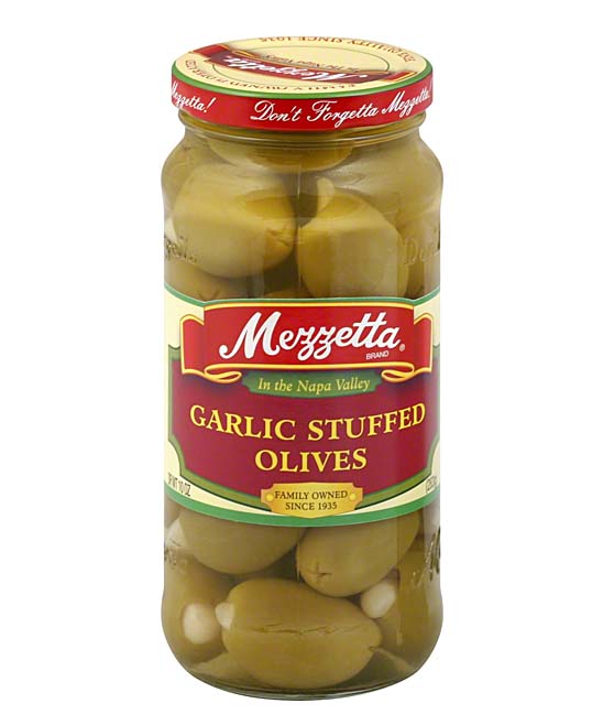 Mezzetta  Vegetables  - 10-Oz. Garlic-Stuffed Olives