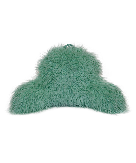 Brentwood Originals  Bed Pillows Mint - Mint Mongolian Fuzzy Junior Backrest Pillow