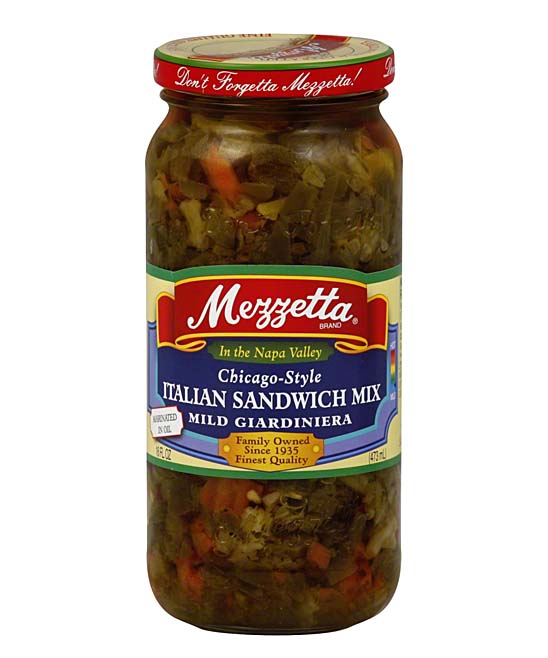 Mezzetta  Vegetables  - 16-Oz. Mild Giardiniera Sandwich Mix
